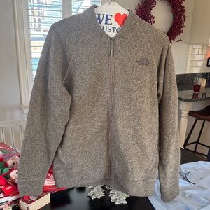 The North Face Men's Zip Up Sweater - Beige